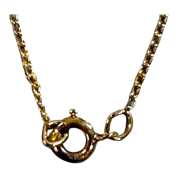 Cellini Sterling Gold Vermeil Necklace Cultured Pearl Pendant 15" NEW in Box - Picture 10 of 11